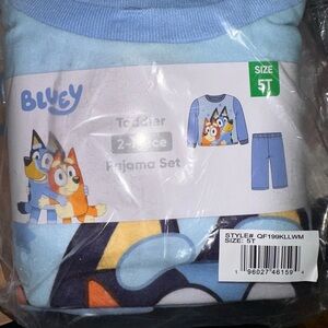 Uniqlo Kids Pajama Set - Light Blue and Orange